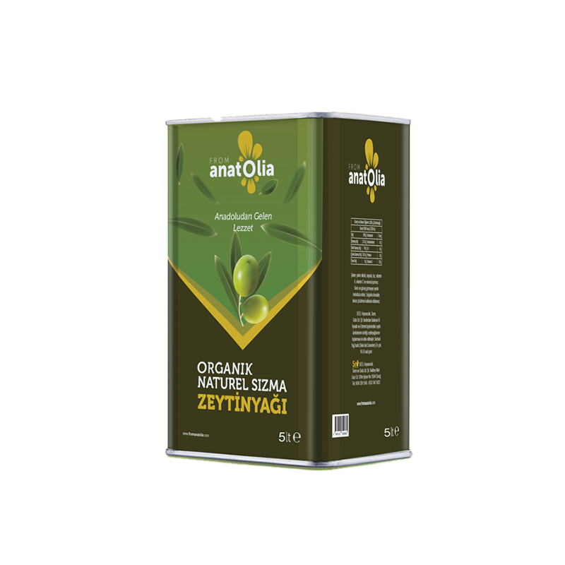 Soğuk Sıkım Natural Birinci Sızma Zeytinyağı 5L